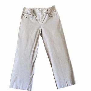 Ann Taylor Loft Womens Casual  Dress Tan Pants SZ 2